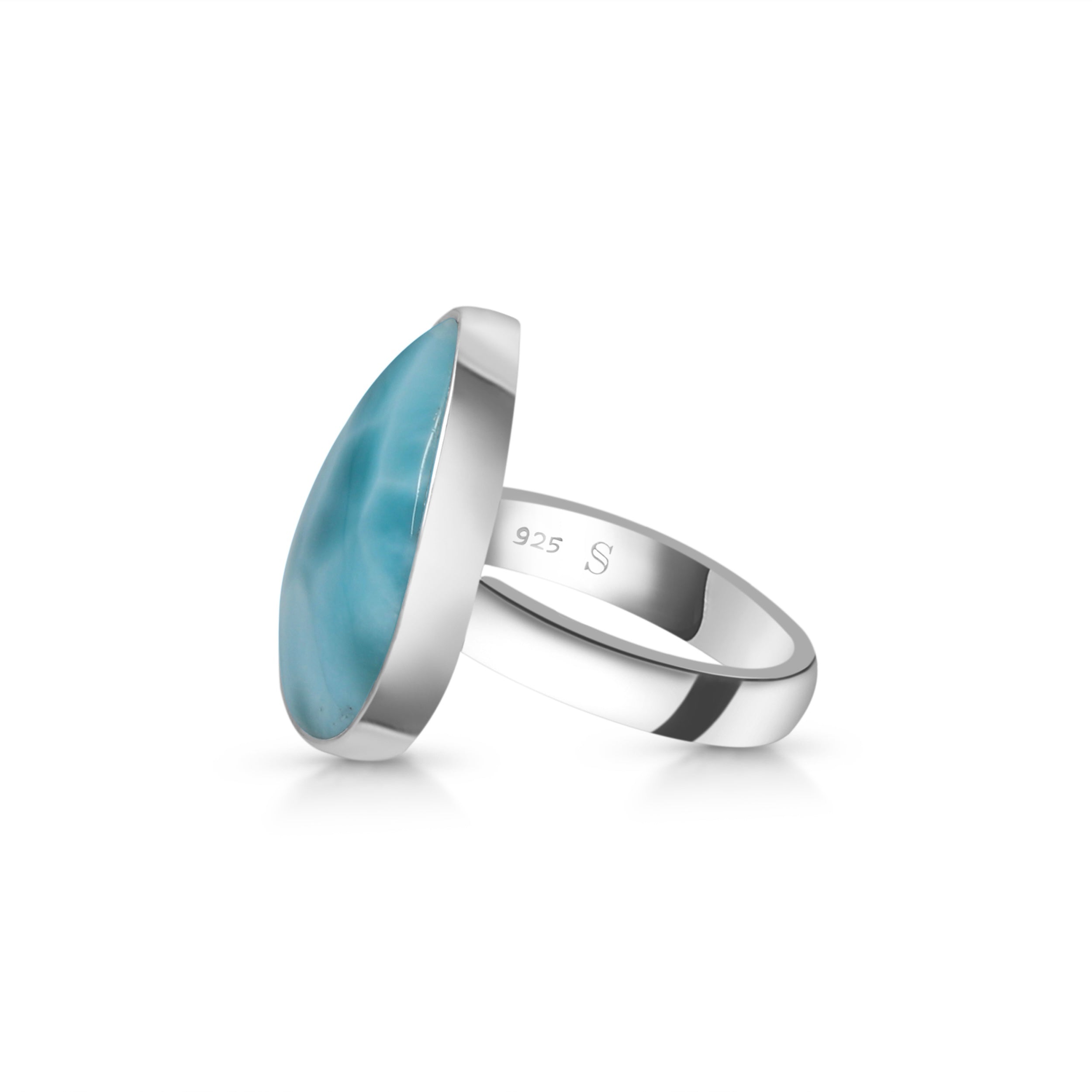 Larimar Adjustable Ring-(LAR-R-37)